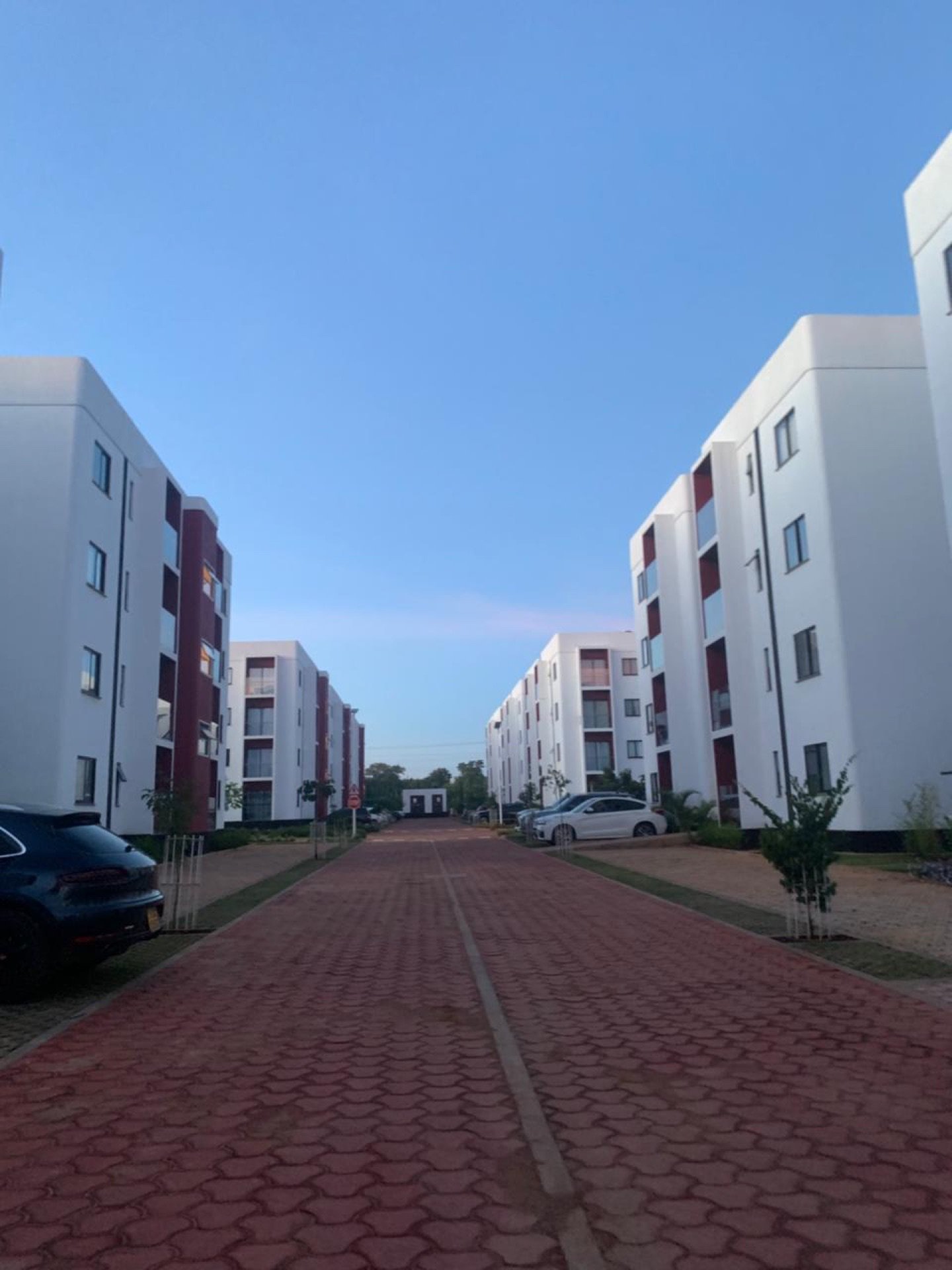 Nairobi apartment development exterior by day