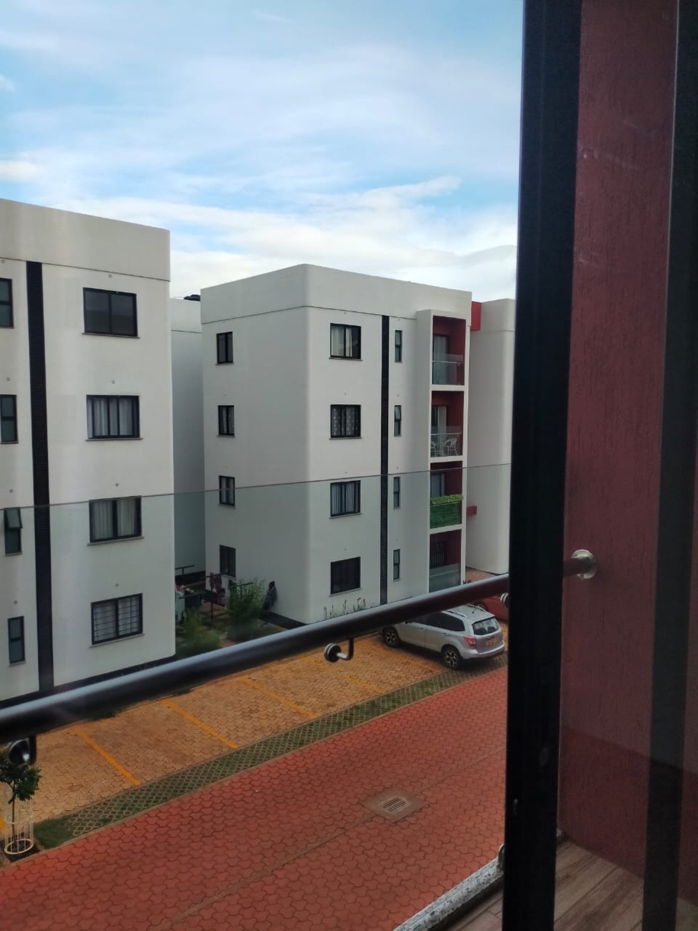 Balcony view at Nairobi apartment development