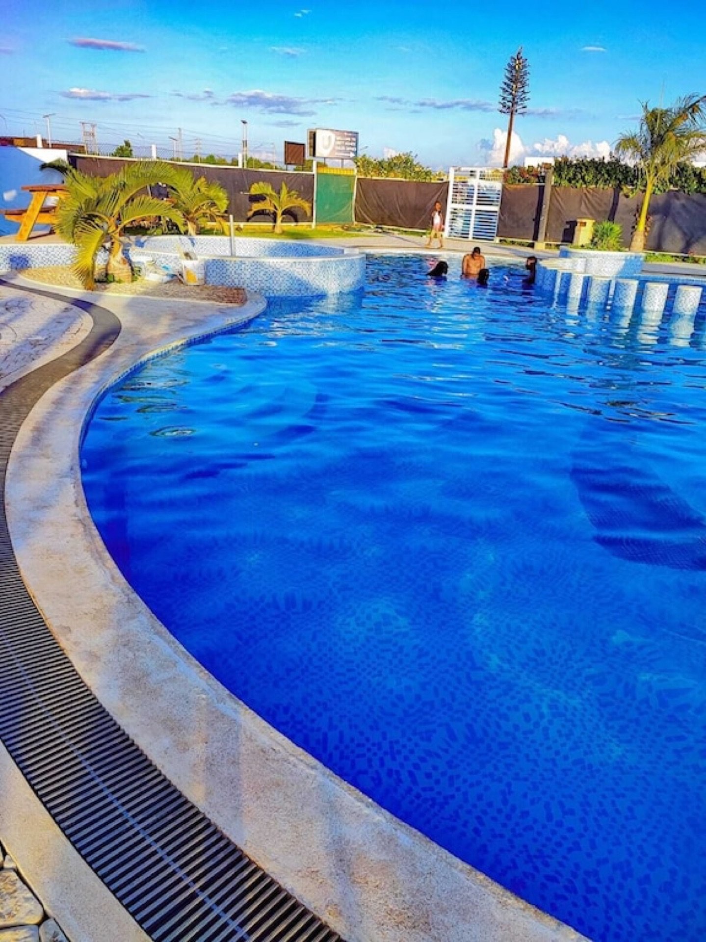Swimming pool at Nairobi apartment development